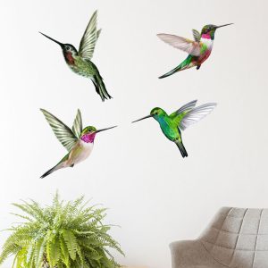 Muurstickers van kolibrie vogels