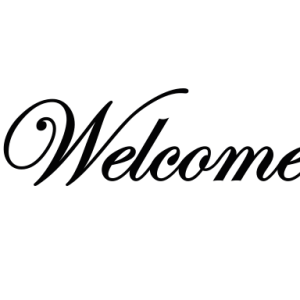 Welcome – Muursticker