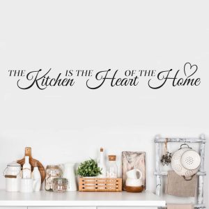Muursticker keuken – Kitchen is the heart of the home