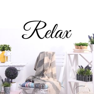 Muursticker Relax