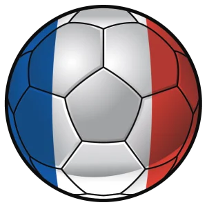 Voetbal Frankrijk – Muurcirkel sticker