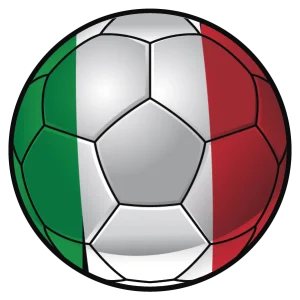 Voetbal Italië – Muurcirkel sticker
