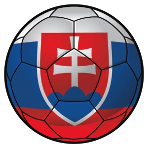 Voetbal Slowakije – Muurcirkel sticker